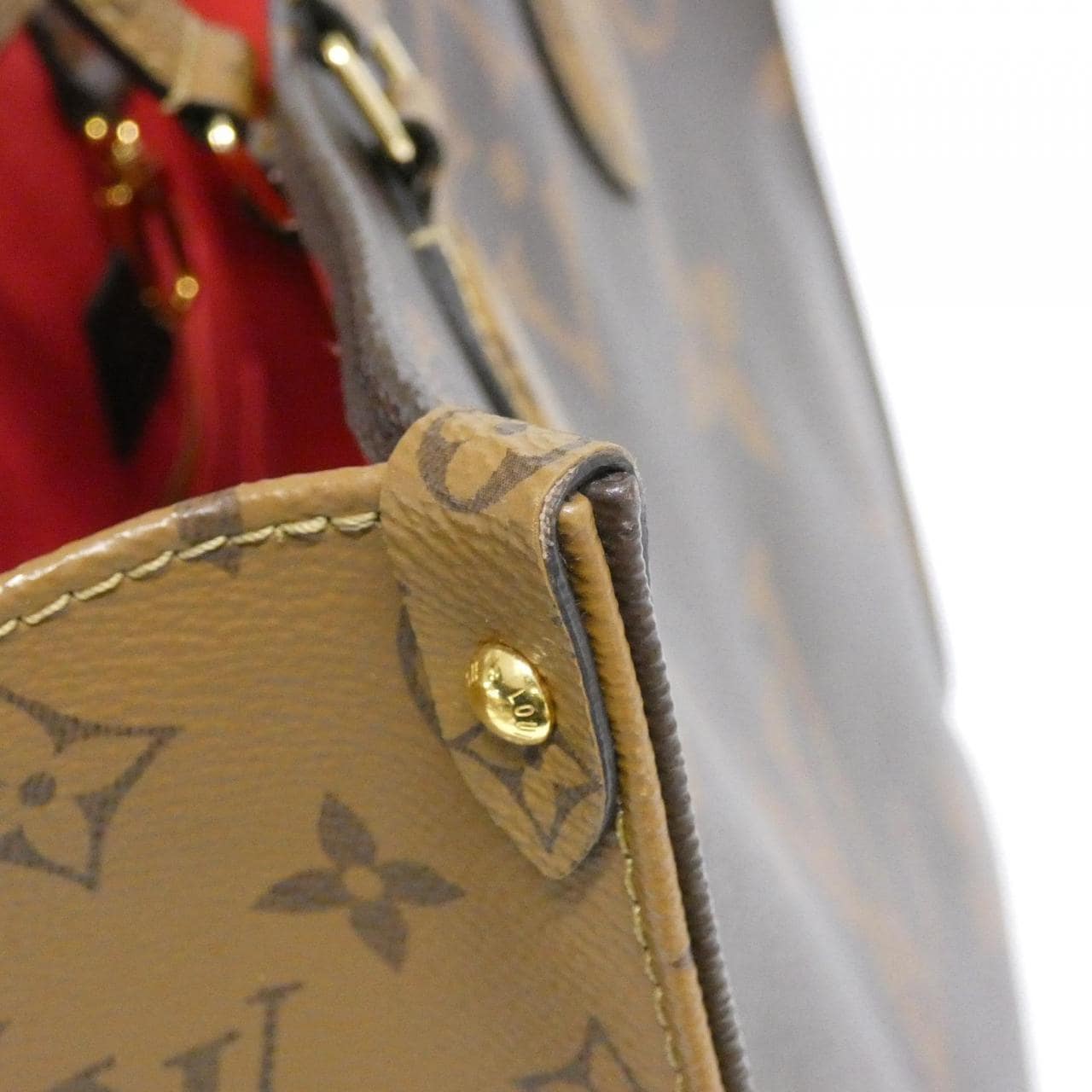 LOUIS VUITTON OnTheGo M44576 Bag Monogram 黑色 Monogram 中古品A - 縮圖 5