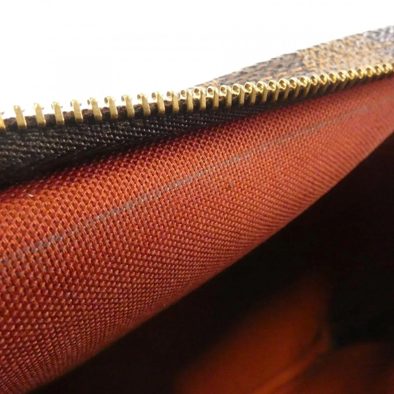 LOUIS VUITTON N51982 Pouch Damier 黑色 Damier 中古品B - 縮圖 7