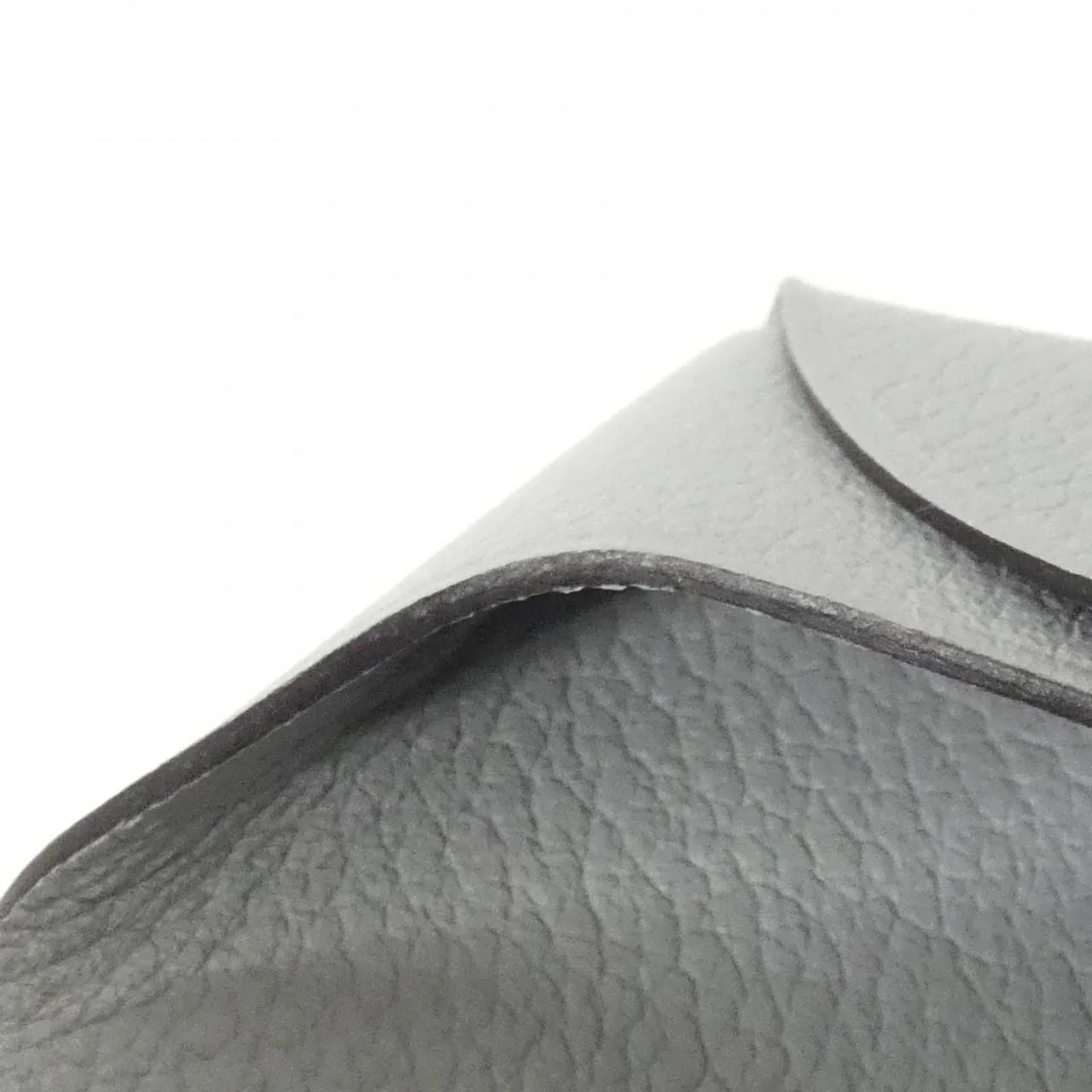 HERMES 074613CK Coin Case Blue Rank A - Thumbnail 5