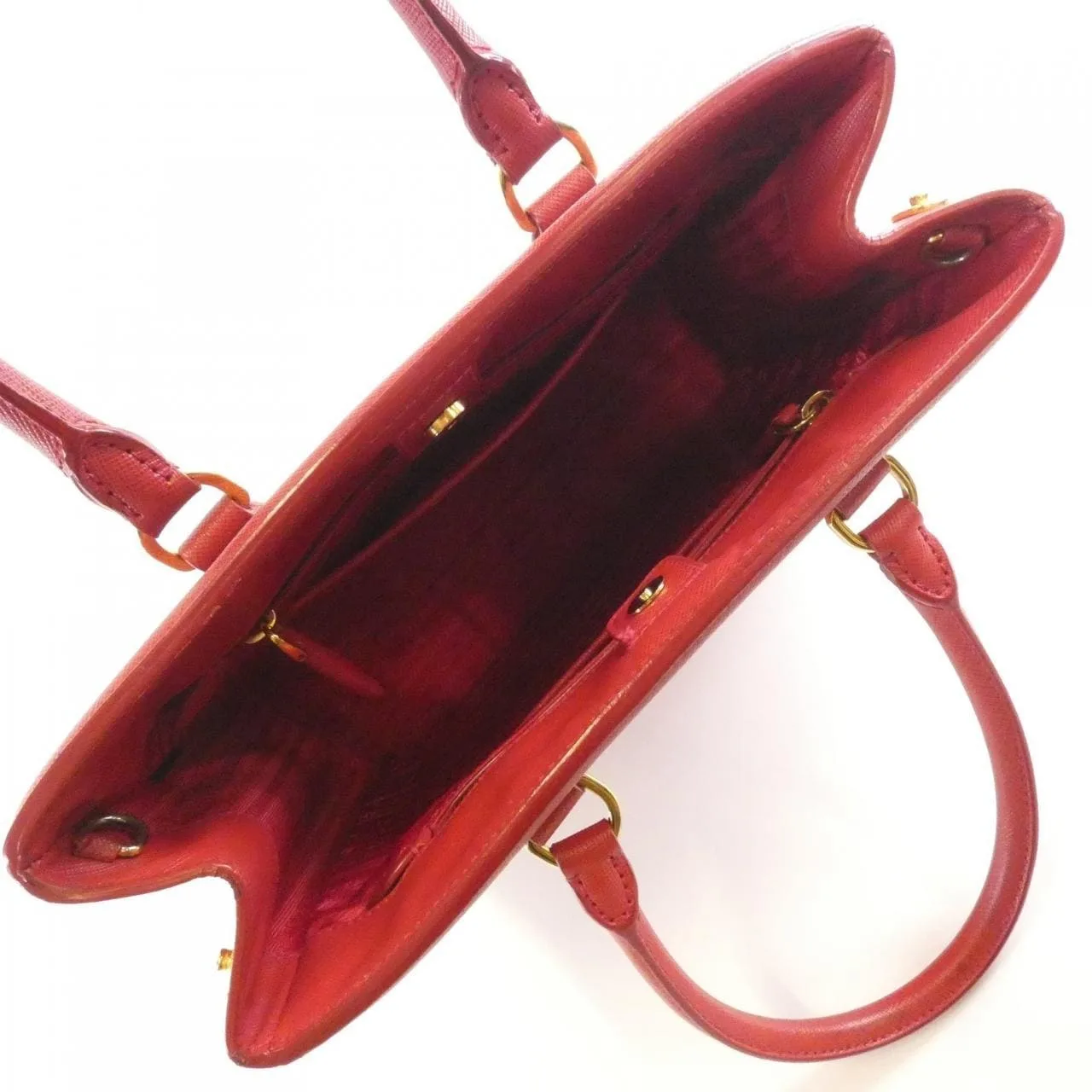 PRADA BN2411 手提包 黑色 中古品B - 縮圖 9