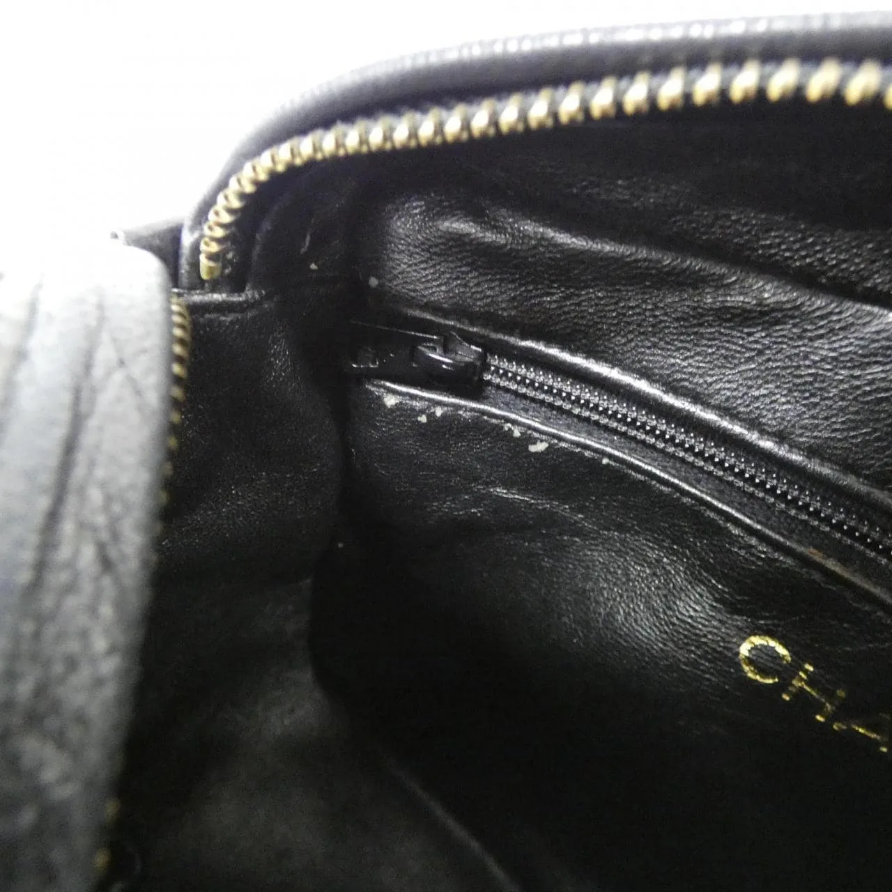 CHANEL Shoulder Lambskin Black Lambskin Rank B - Thumbnail 9