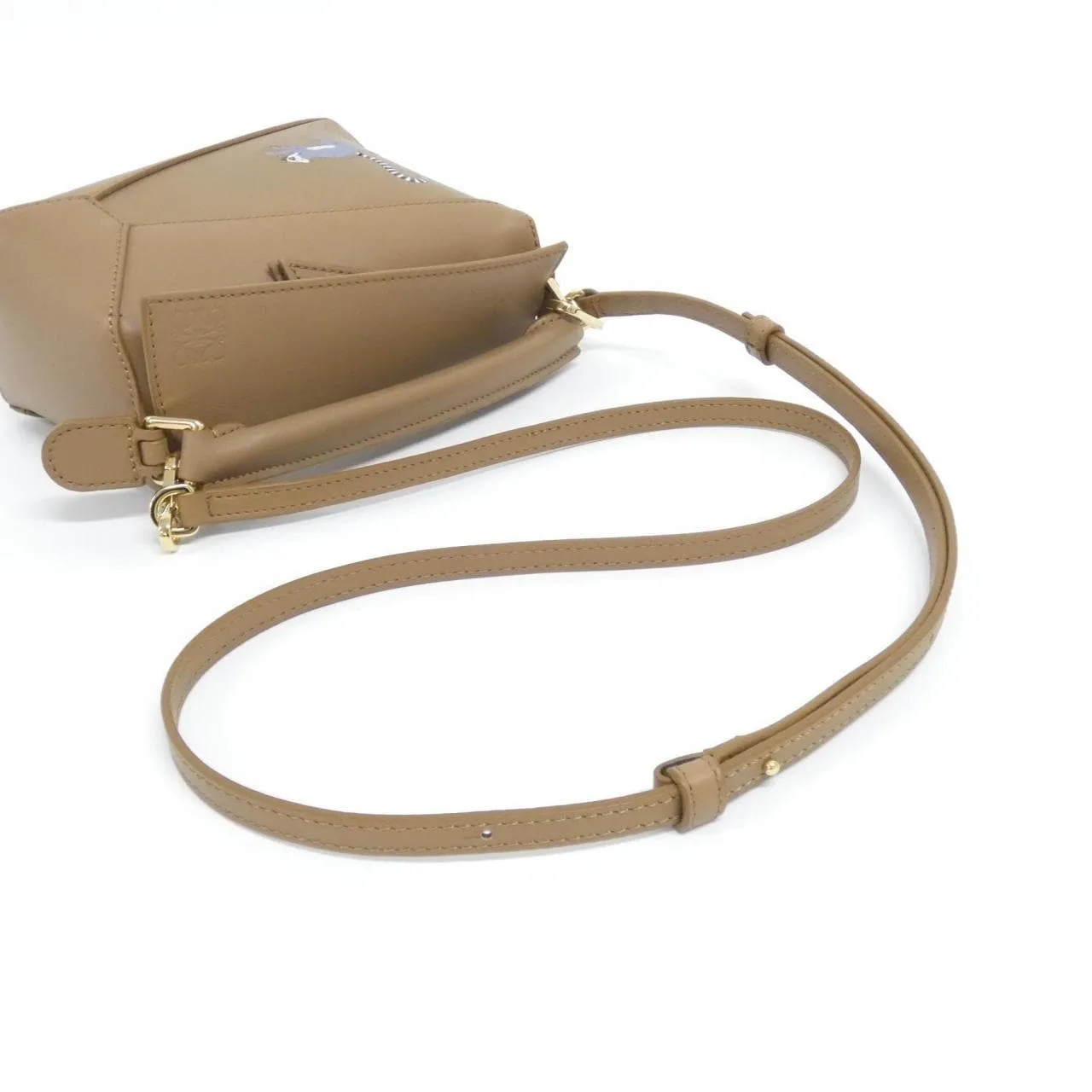 LOEWE Puzzle A510P88X24 Handbag Black Rank A - Thumbnail 9