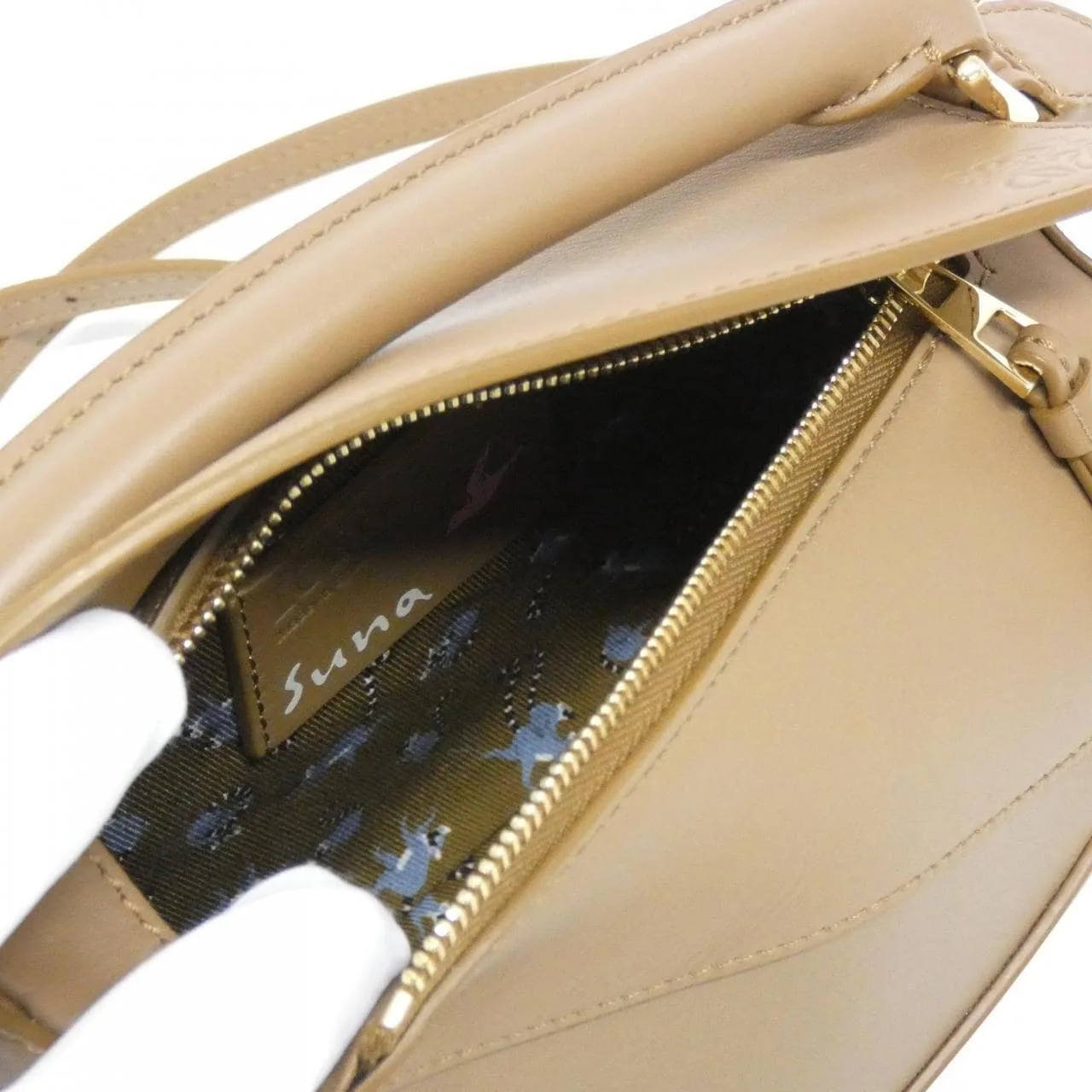 LOEWE Puzzle A510P88X24 Handbag Black Rank A - Thumbnail 10