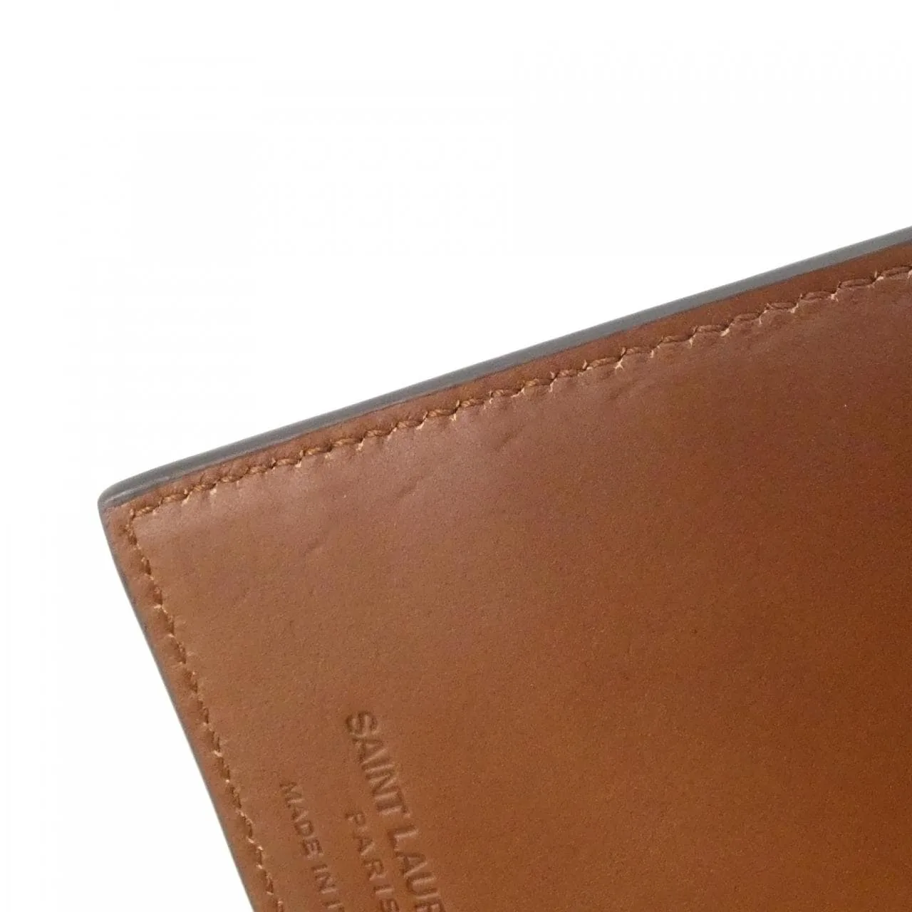 SAINT LAURENT 653820 2UY2W Wallet Canvas 黑色 帆布 中古品A - 縮圖 3