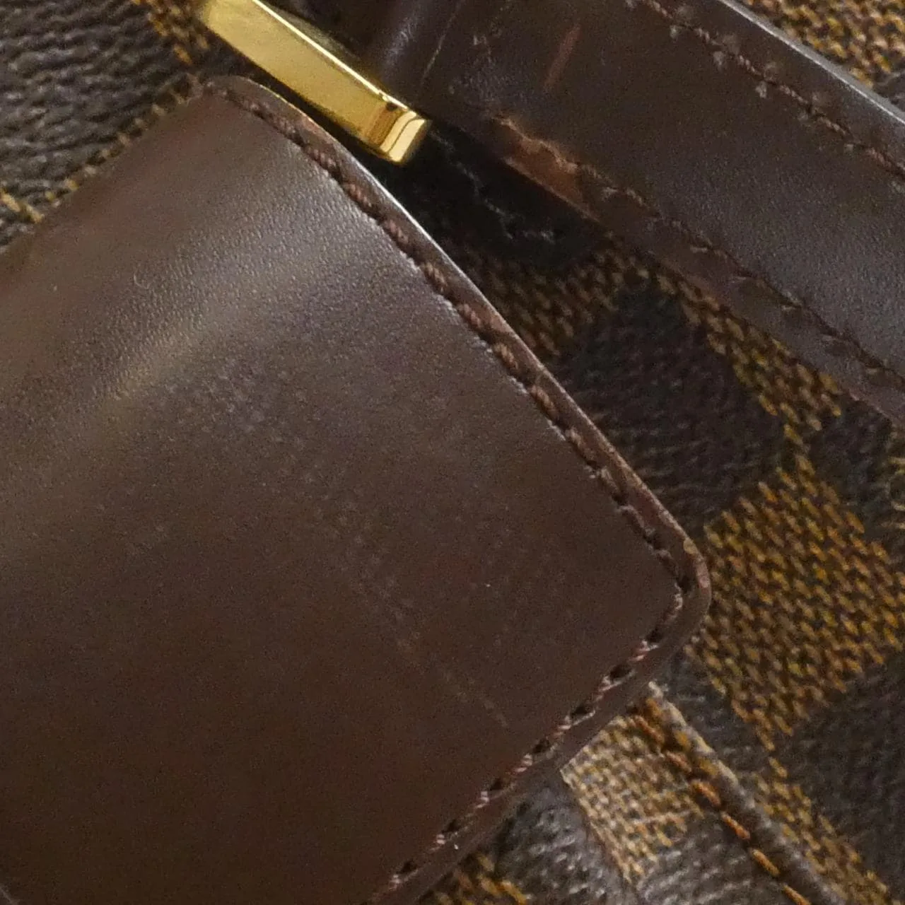 LOUIS VUITTON N51121 Handbag Damier 黑色 Damier 中古品B - 縮圖 5