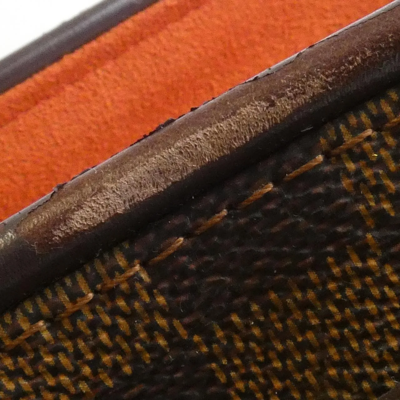 LOUIS VUITTON N51121 Handbag Damier 黑色 Damier 中古品B - 縮圖 7