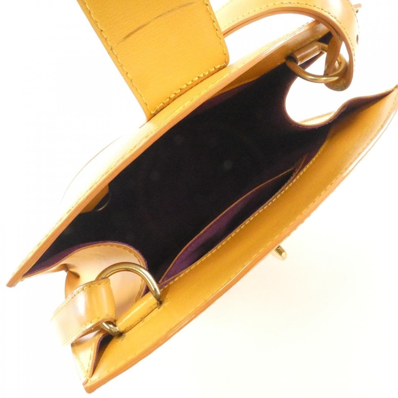 LOUIS VUITTON M52259 Shoulder Epi 黃色 Epi 中古品B - 縮圖 7