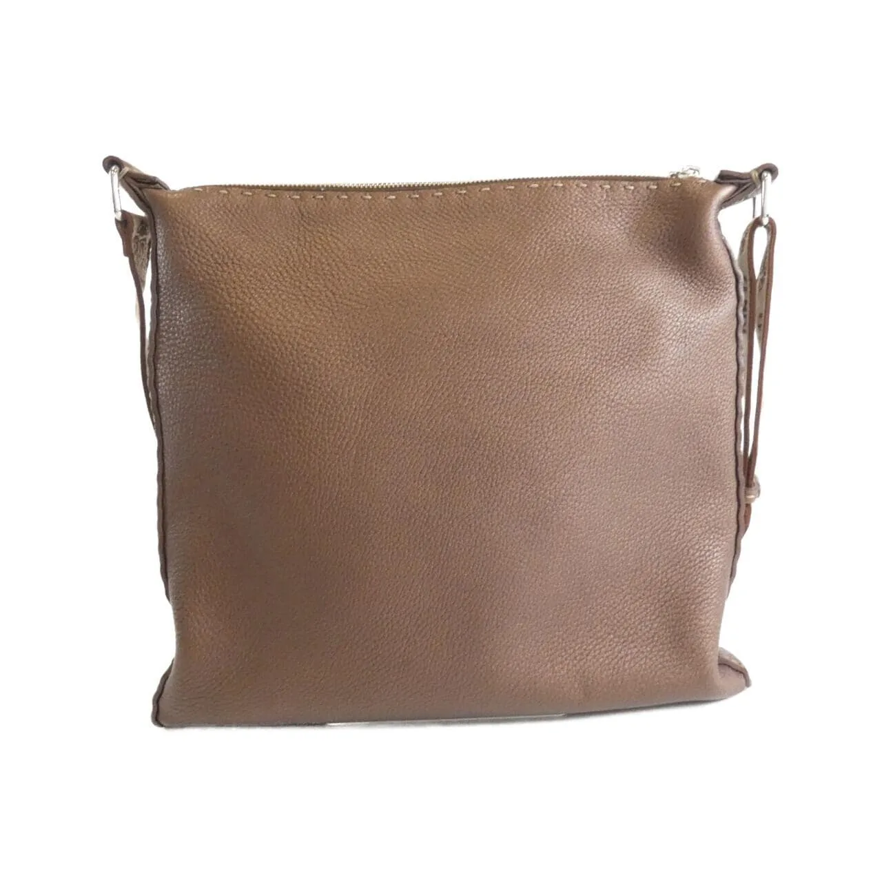 FENDI 8BT109 Shoulder Leather Brown Leather Rank A - Thumbnail 2