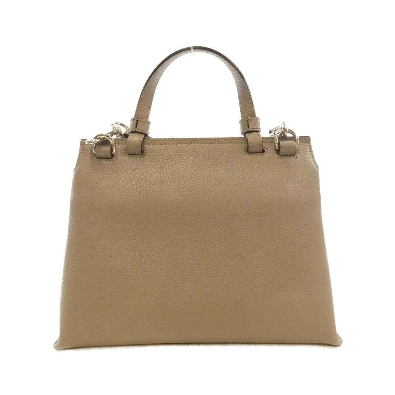 GUCCI Bamboo Daily 370831 A7M0N Handbag Leather 黑色 皮革 中古品B - 縮圖 2