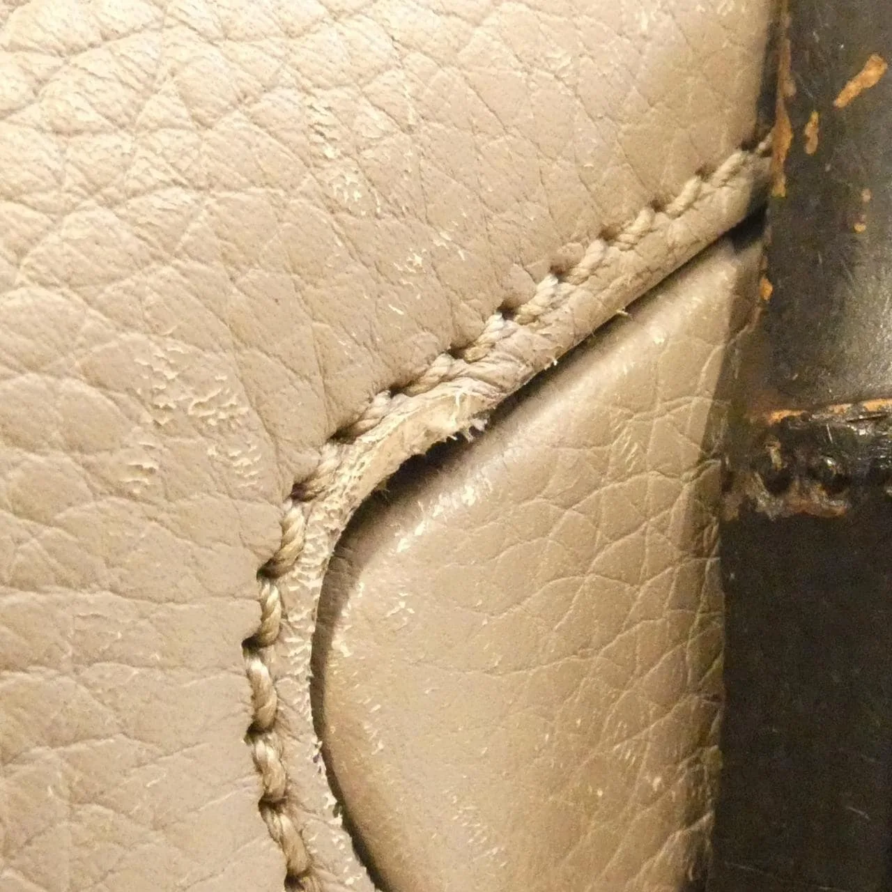 GUCCI Bamboo Daily 370831 A7M0N Handbag Leather 黑色 皮革 中古品B - 縮圖 4