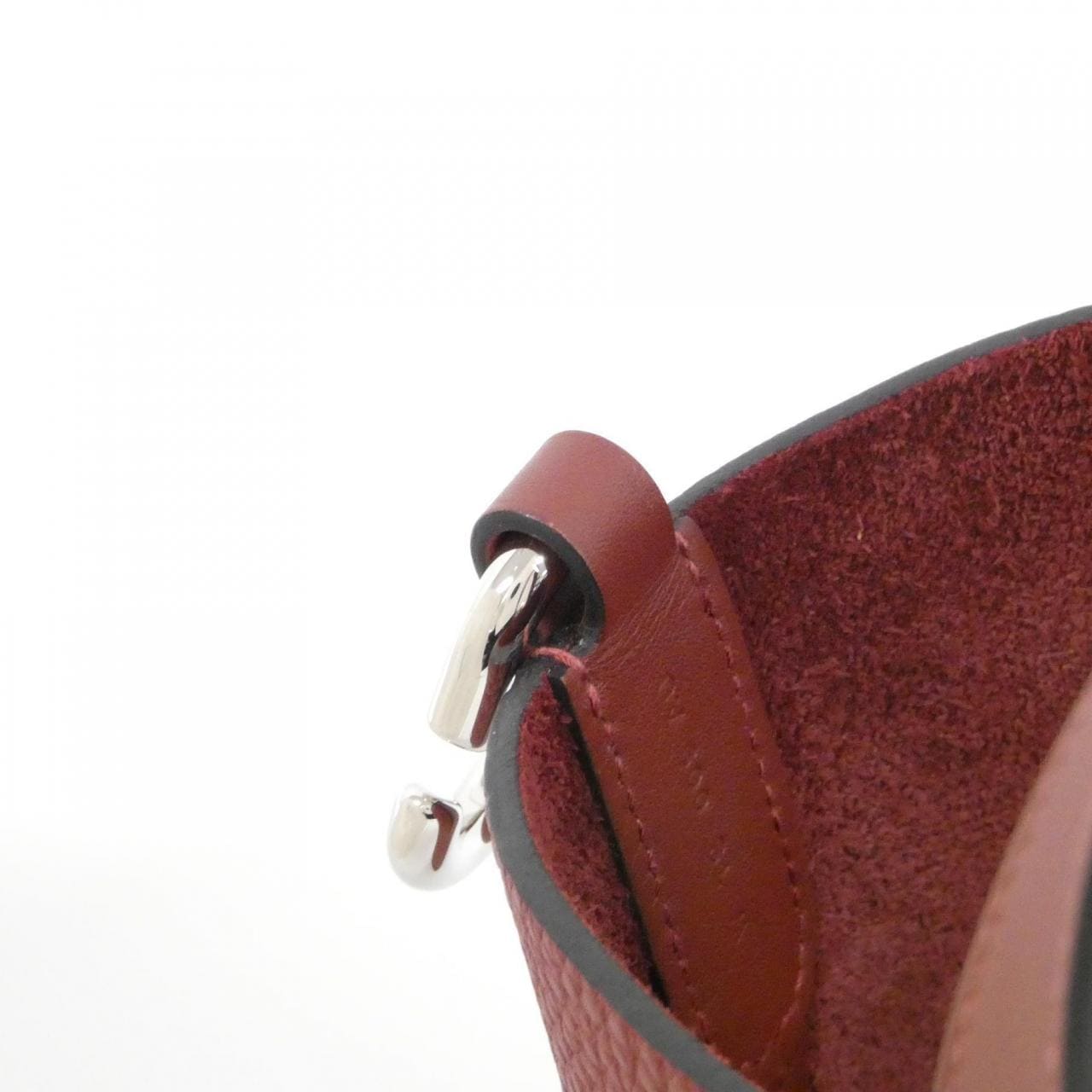 HERMES HERMÈS 084274CK Bag Clemence Rouge Clemence 皮 中古品A - 縮圖 8