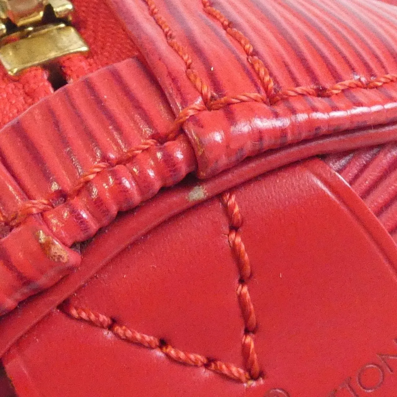 LOUIS VUITTON Speedy M59237 Boston Epi Red Epi - Thumbnail 4