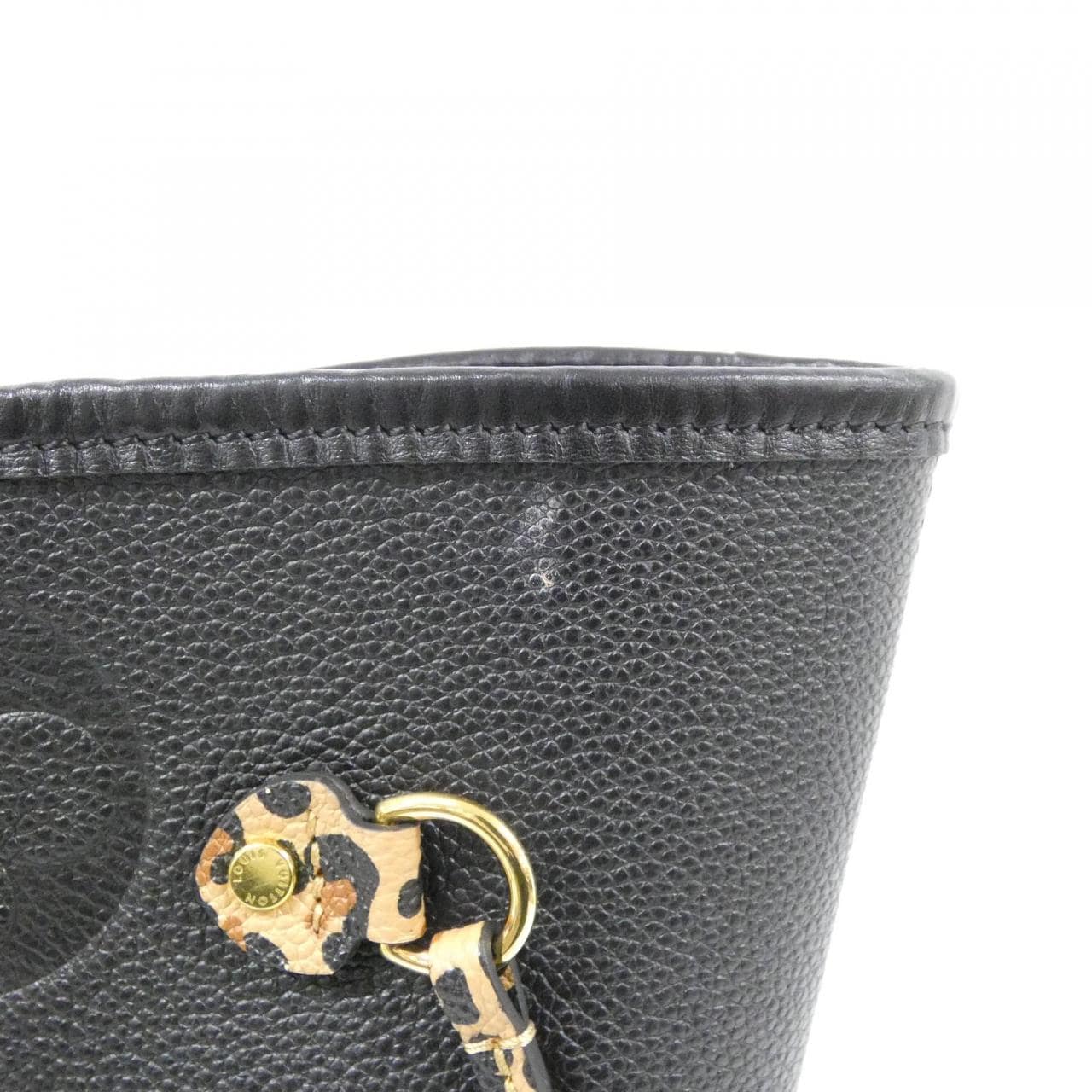 LOUIS VUITTON Neverfull M45856 Bag Monogram Black Monogram - Thumbnail 4