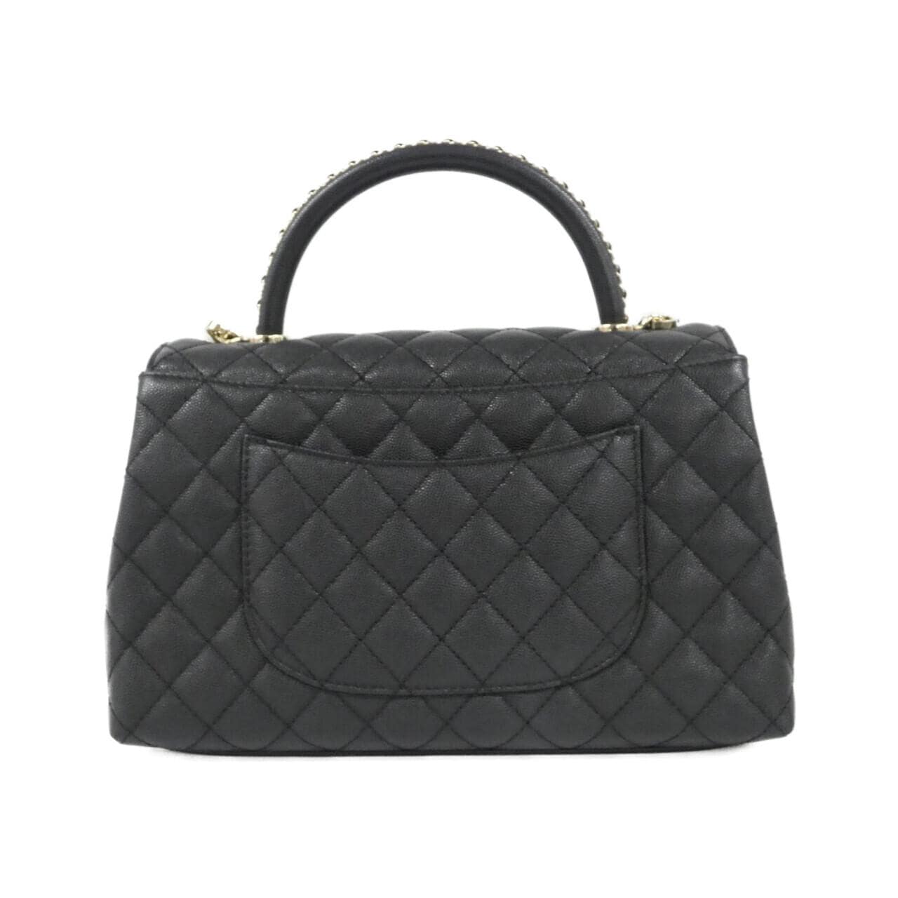 CHANEL Matelasse 92991 Bag Grained Calfskin Black Grained Calfskin Rank A - Thumbnail 2