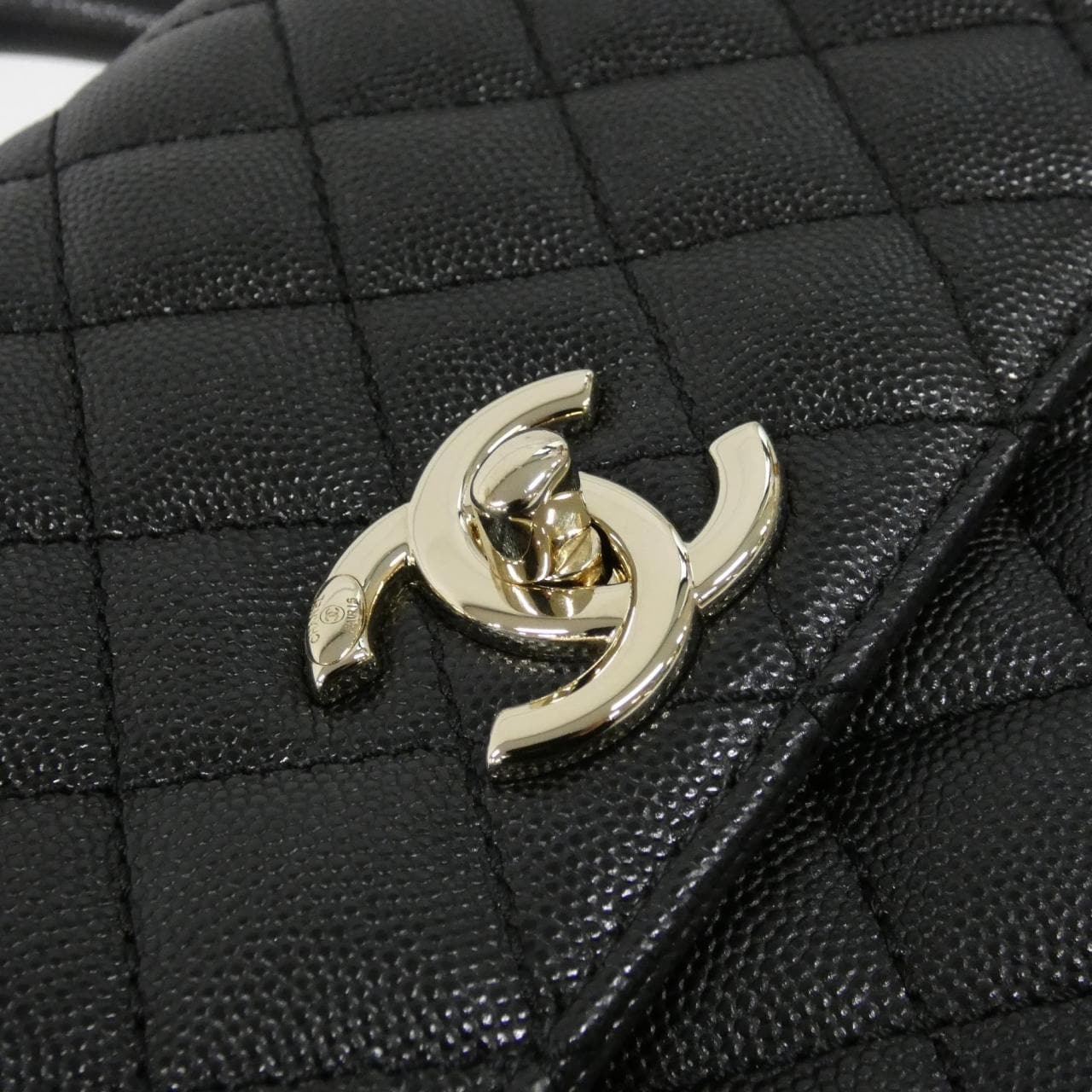 CHANEL Matelasse 92991 Bag Grained Calfskin Black Grained Calfskin Rank A - Thumbnail 4