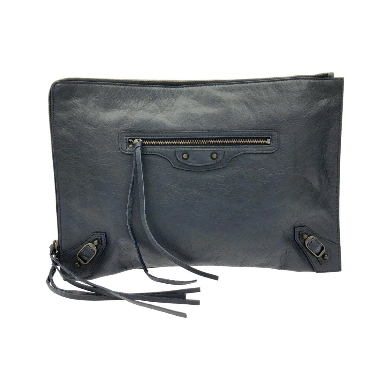 BALENCIAGA 362967 D940N Handbag Leather Black