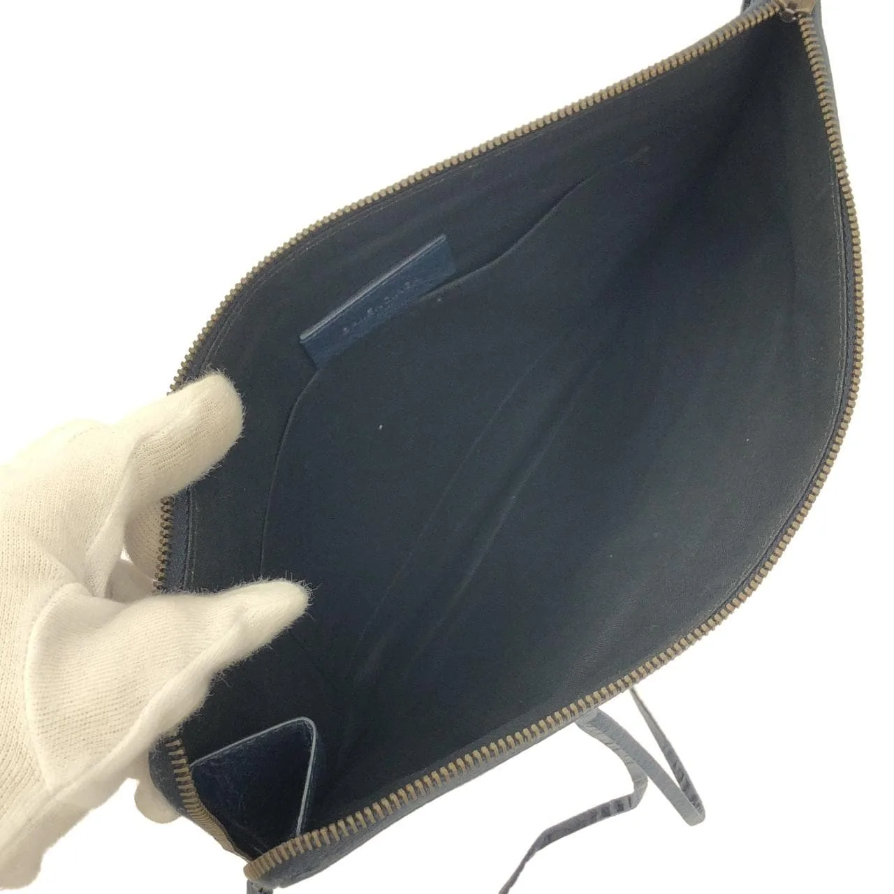 BALENCIAGA 362967 D940N Handbag Leather Black Leather - Thumbnail 8