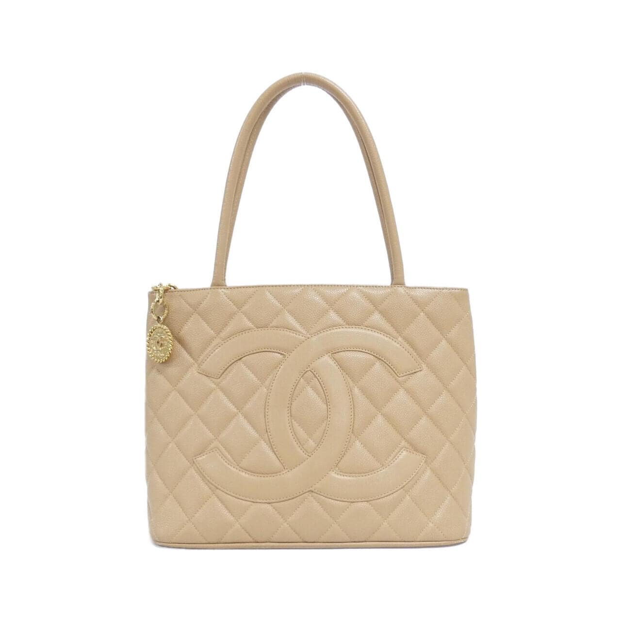 CHANEL Matelasse 1804 Bag Grained Calfskin Beige