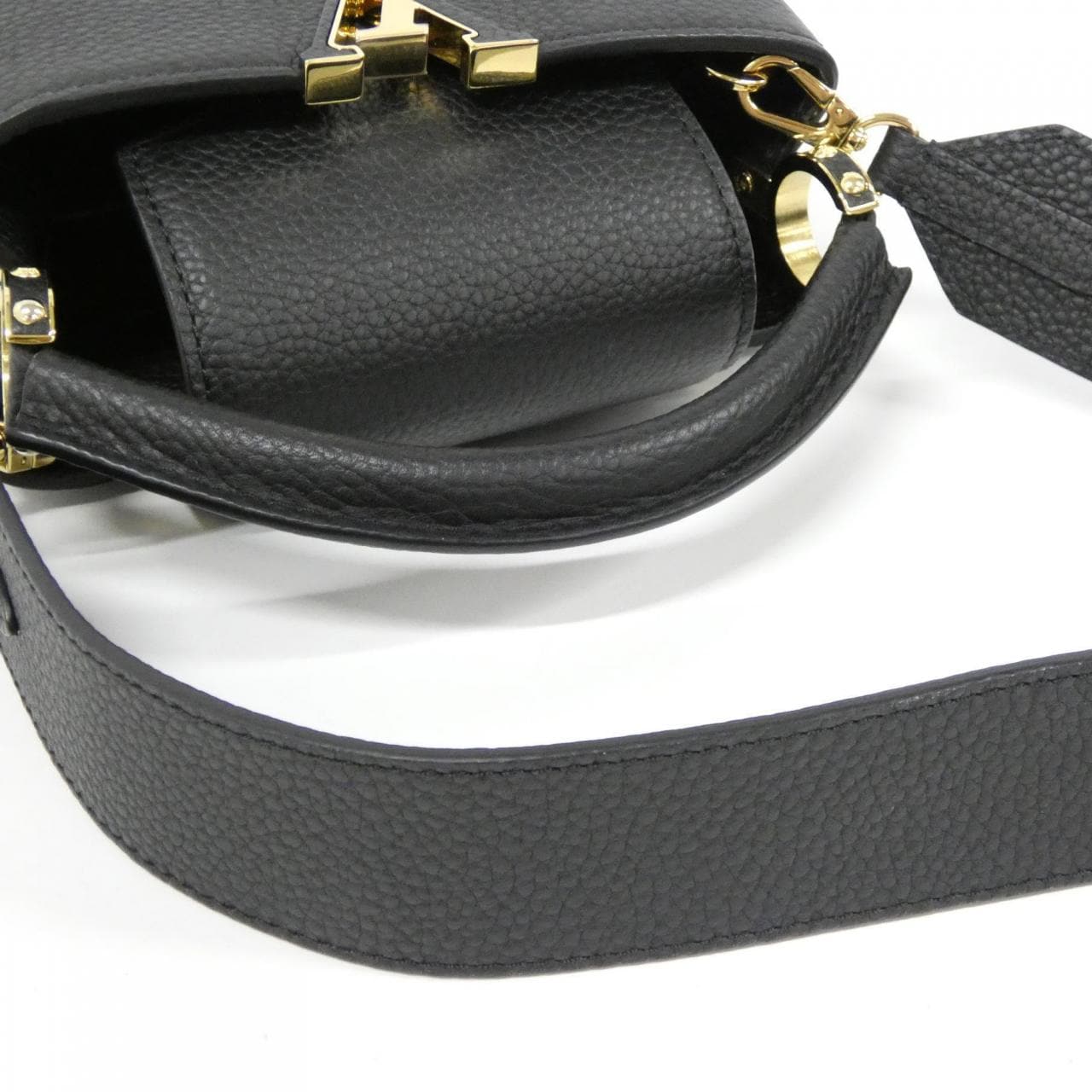 LOUIS VUITTON Capucines M56071 Bag 黑色 中古品A - 縮圖 9