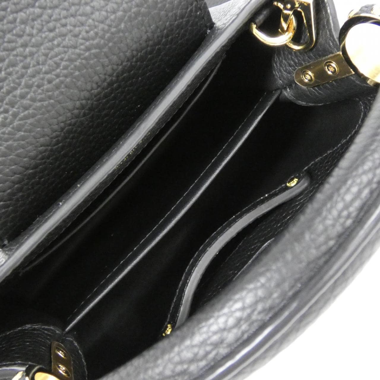 LOUIS VUITTON Capucines M56071 Bag 黑色 中古品A - 縮圖 10