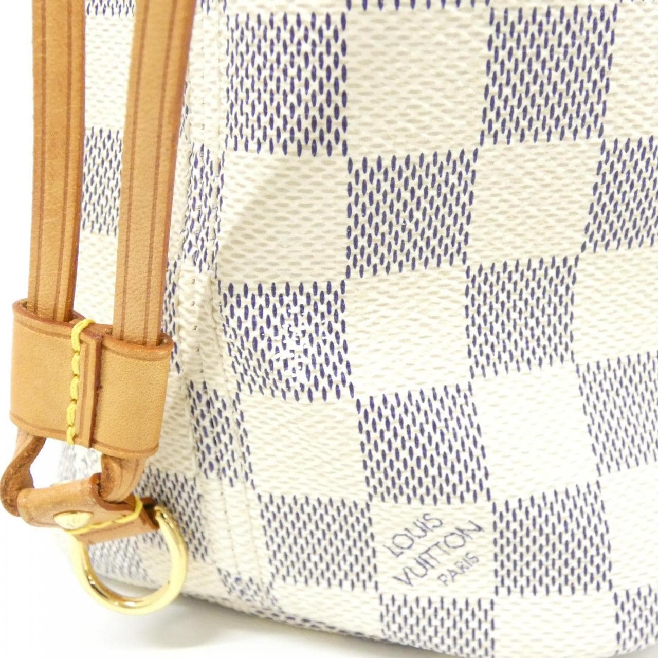 LOUIS VUITTON Neverfull N51110 Bag Damier 黑色 Damier 中古品B - 縮圖 5