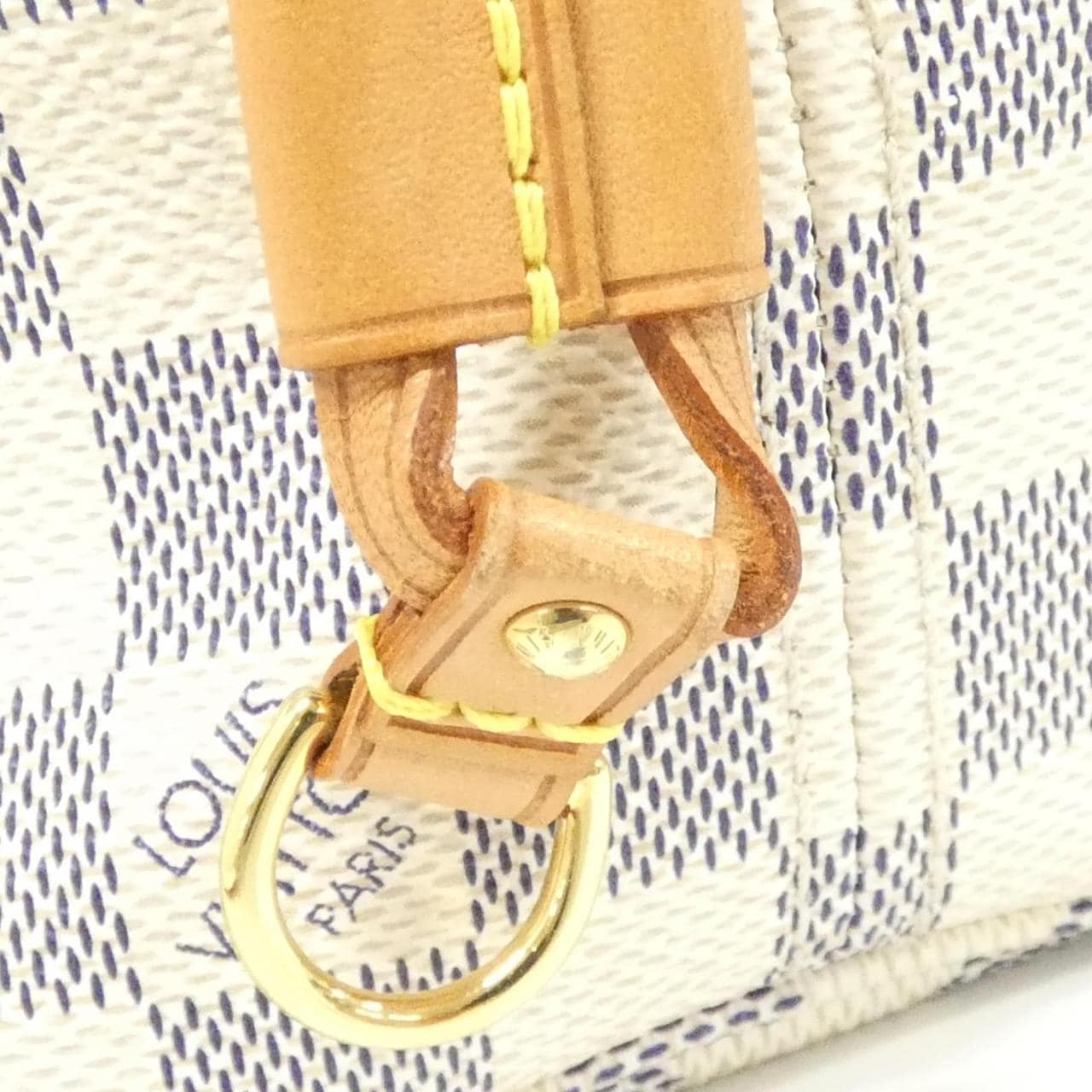 LOUIS VUITTON Neverfull N51110 Bag Damier 黑色 Damier 中古品B - 縮圖 7