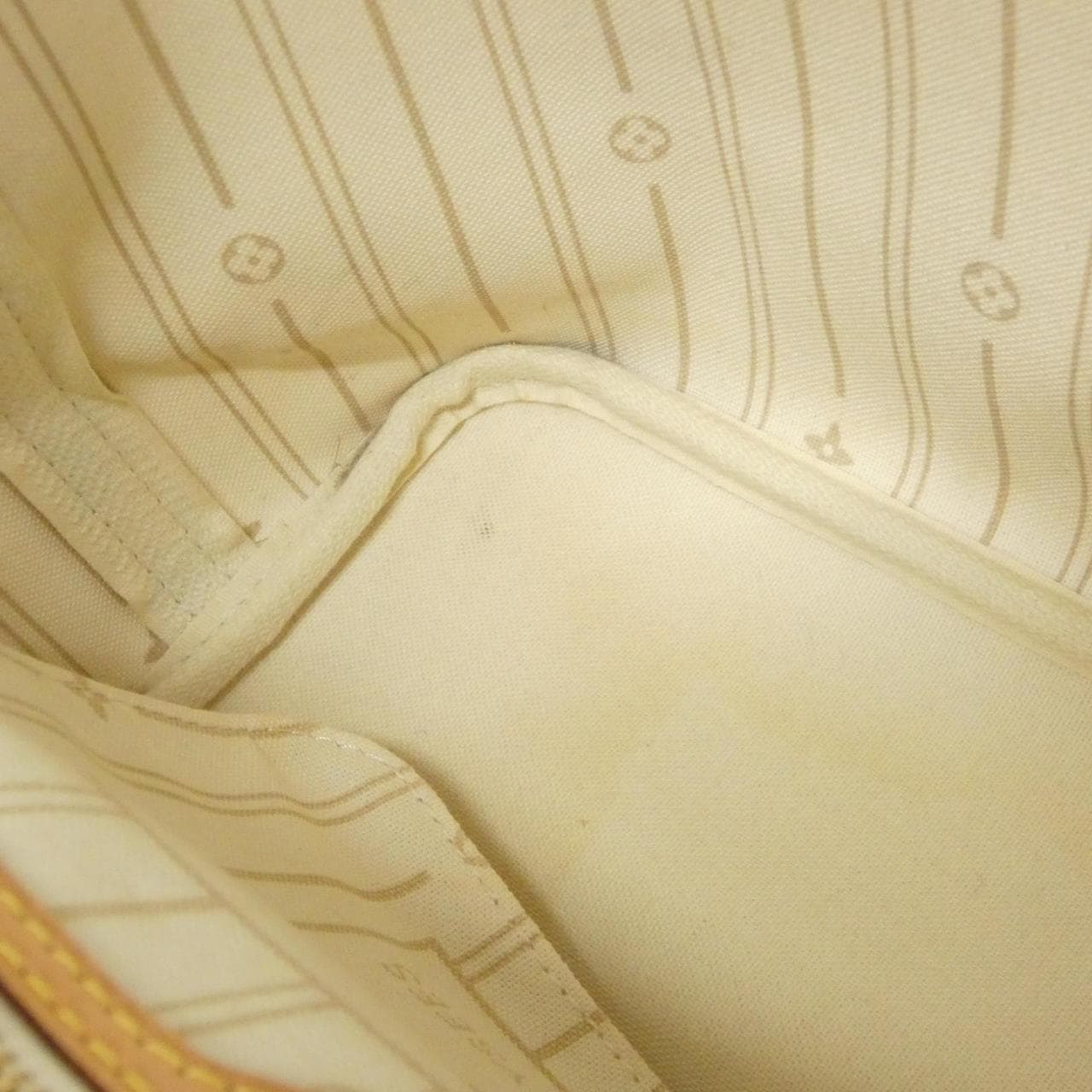 LOUIS VUITTON Neverfull N51110 Bag Damier 黑色 Damier 中古品B - 縮圖 10