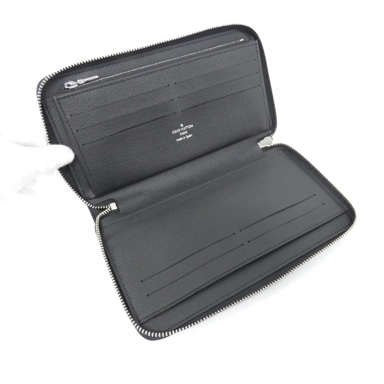 LOUIS VUITTON N60111 Wallet Damier Black Damier Rank A - Thumbnail 3