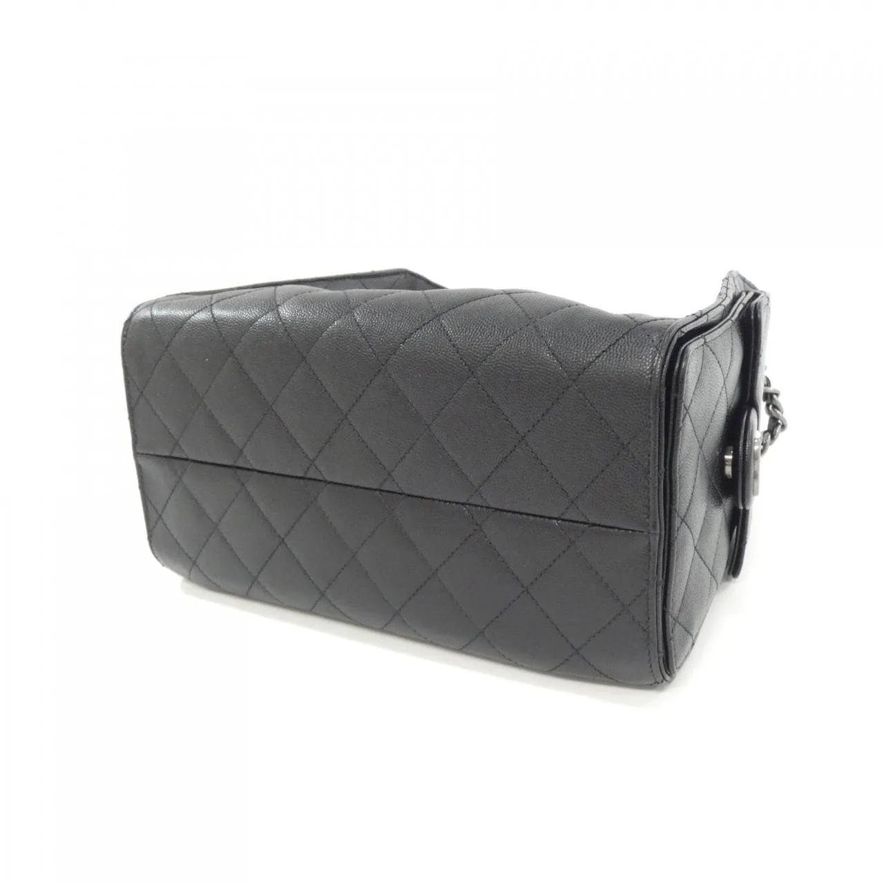 CHANEL AS5293 Shoulder Grained Calfskin 黑色 荔枝紋牛皮 中古品A - 縮圖 3