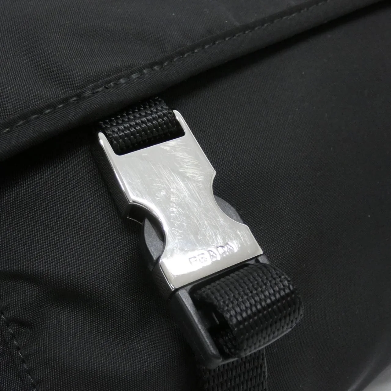 PRADA 1BD671 Shoulder 黑色 中古品A - 縮圖 5