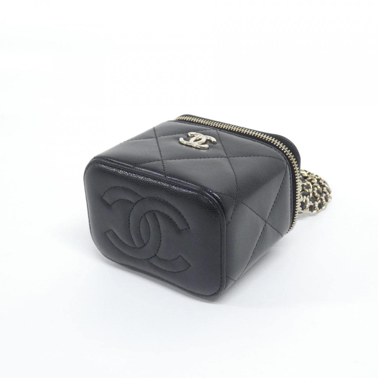 CHANEL AP4934 Handbag Grained Calfskin Black Grained Calfskin - Thumbnail 3