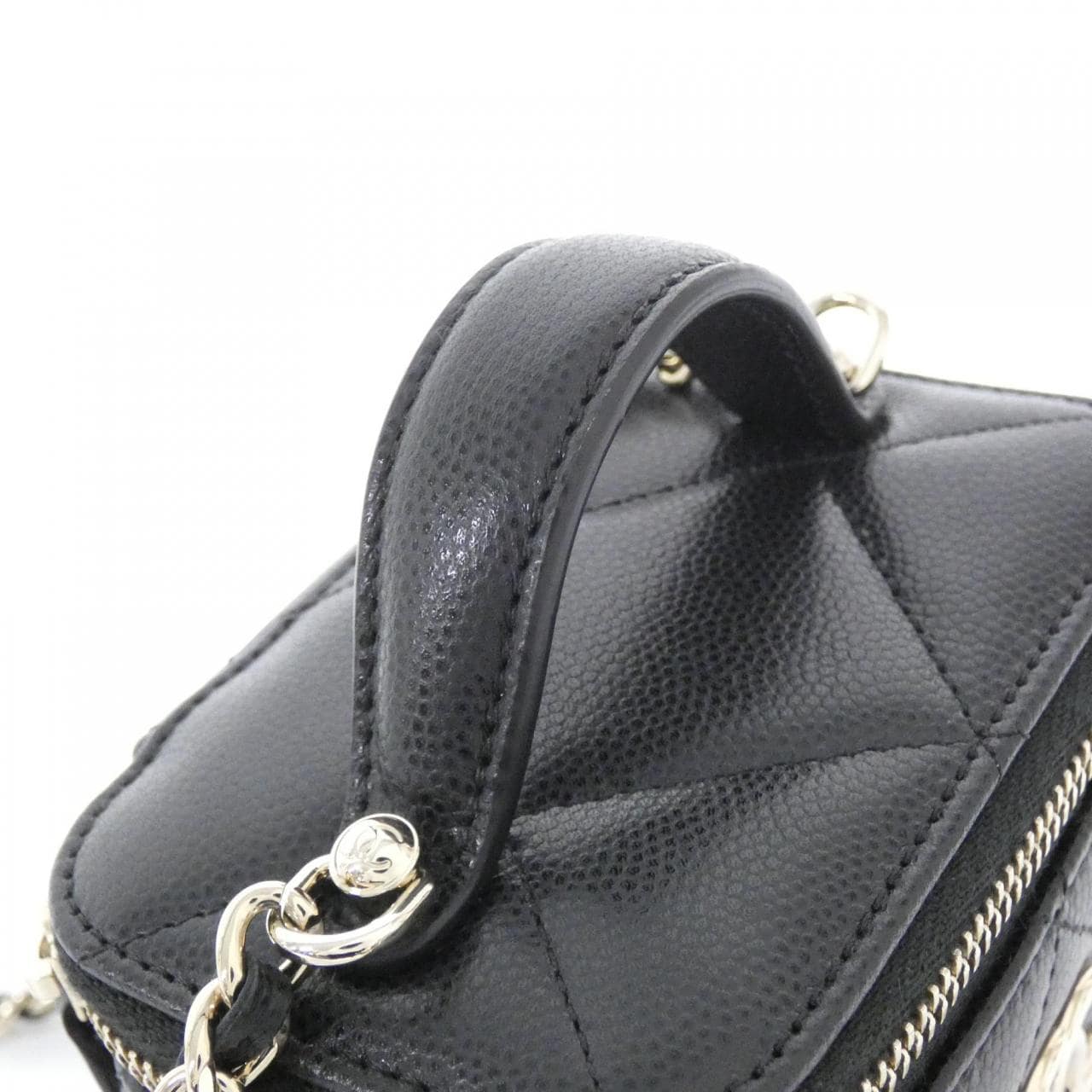 CHANEL AP4934 Handbag Grained Calfskin Black Grained Calfskin - Thumbnail 5