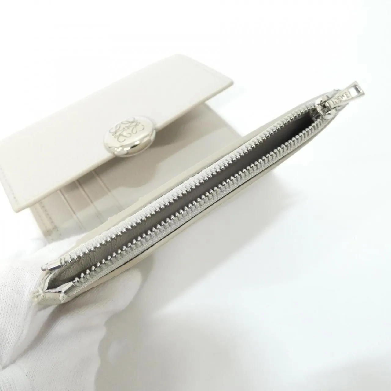 LOEWE CANBS33X03 Wallet 黑色 中古品A - 縮圖 5