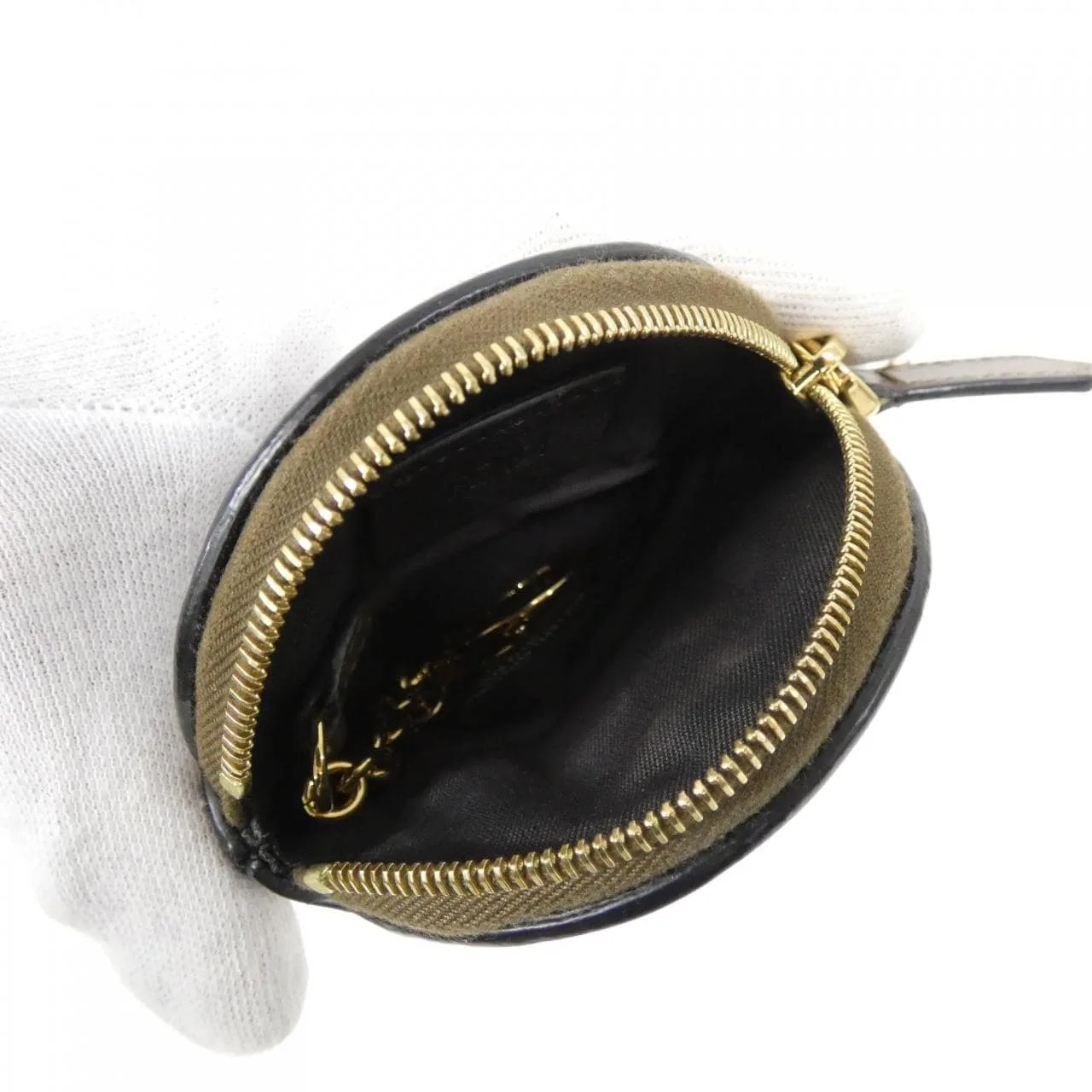 FENDI 8M0444 AAFM Coin Case Black Rank A - Thumbnail 9