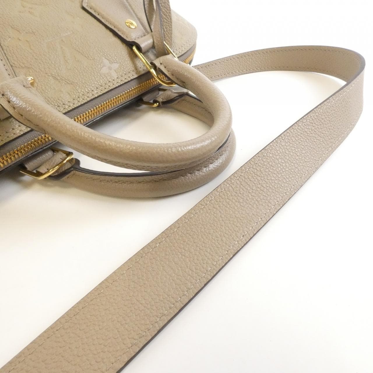 LOUIS VUITTON Alma M44885 Bag Monogram 黑色 Monogram 中古品B - 縮圖 7