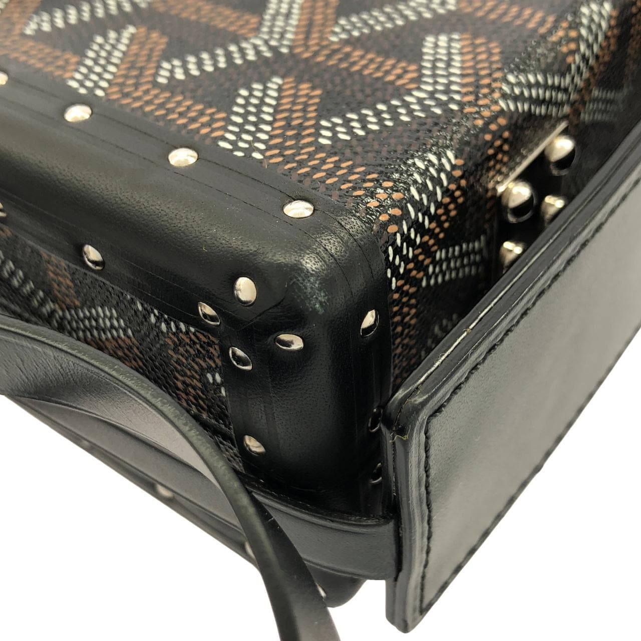 GOYARD Shoulder Bag Canvas Black Canvas - Thumbnail 3