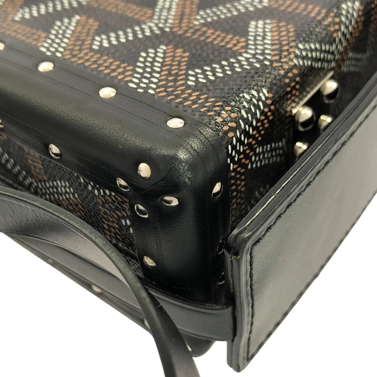 GOYARD Shoulder Canvas Black Canvas Rank A - Thumbnail 3