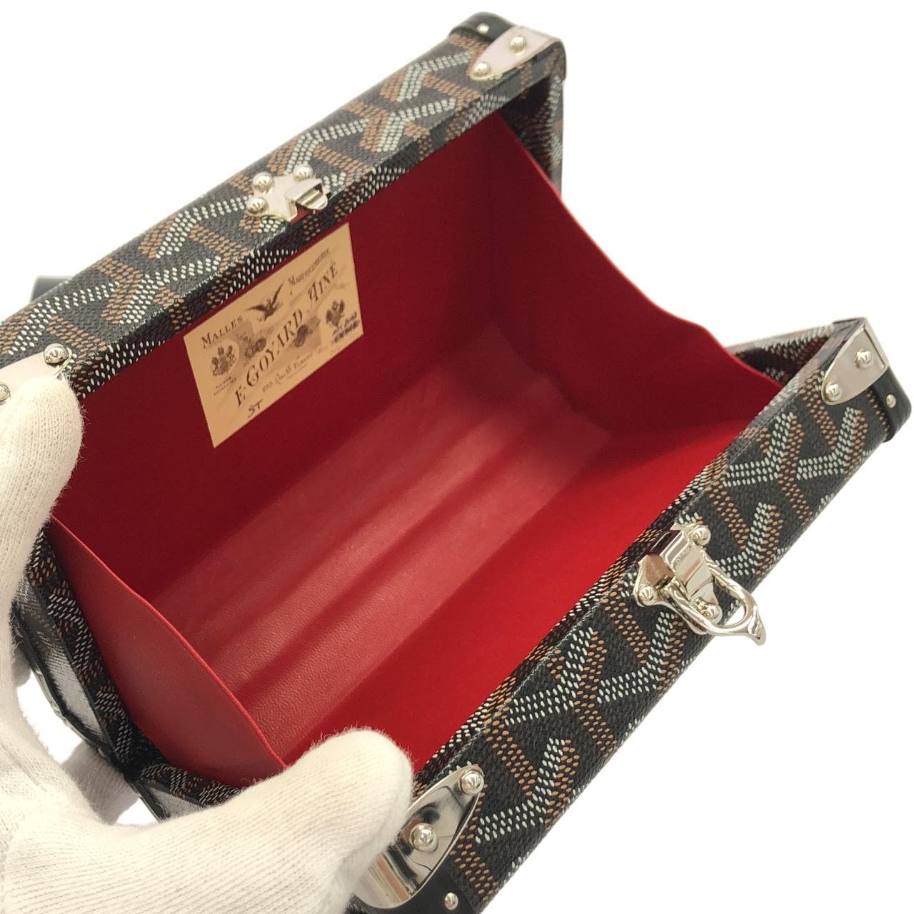 GOYARD Shoulder Bag Canvas Black Canvas - Thumbnail 7