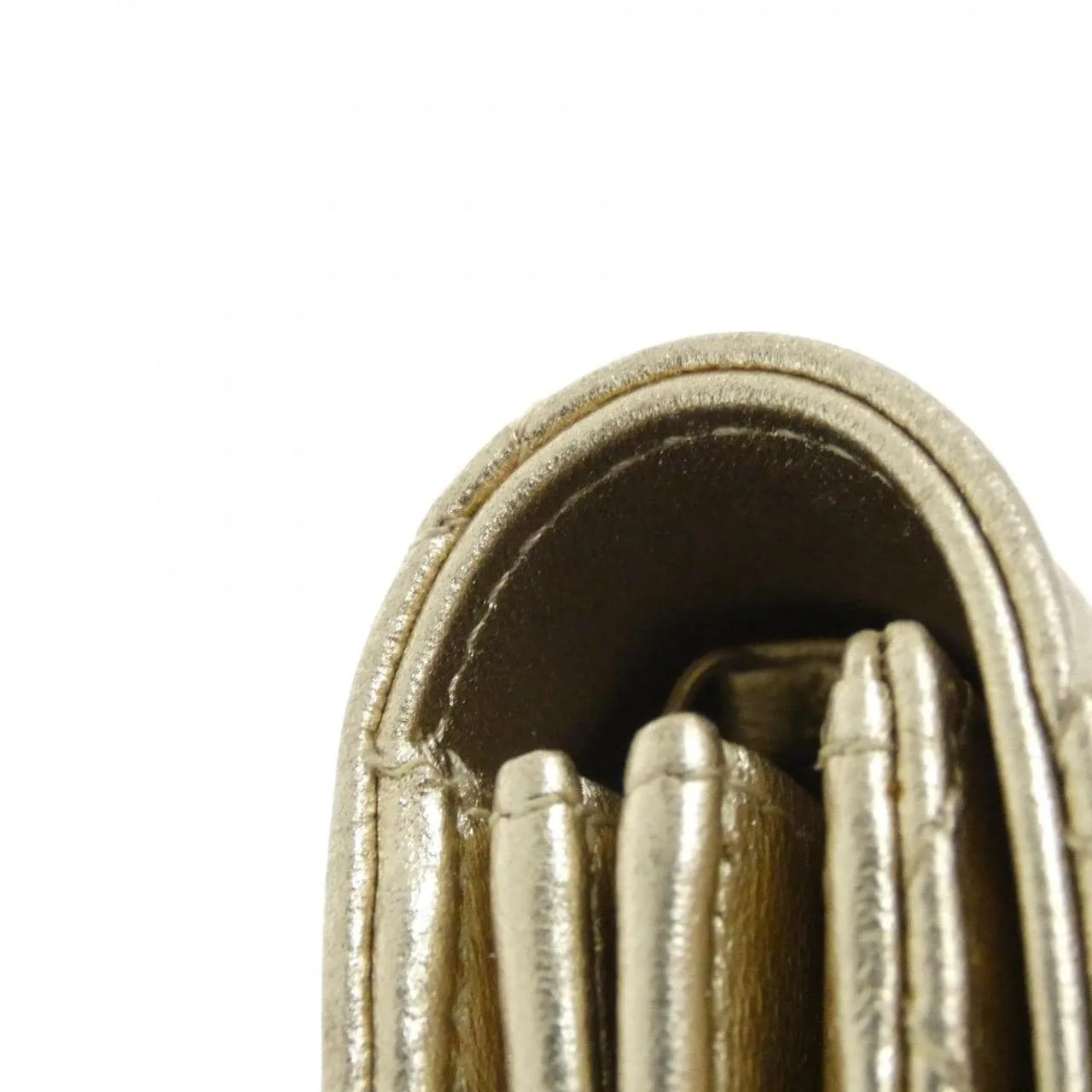 CHANEL Timeless Classic 50096 Wallet Lambskin 金色 羊皮 中古品A - 縮圖 5