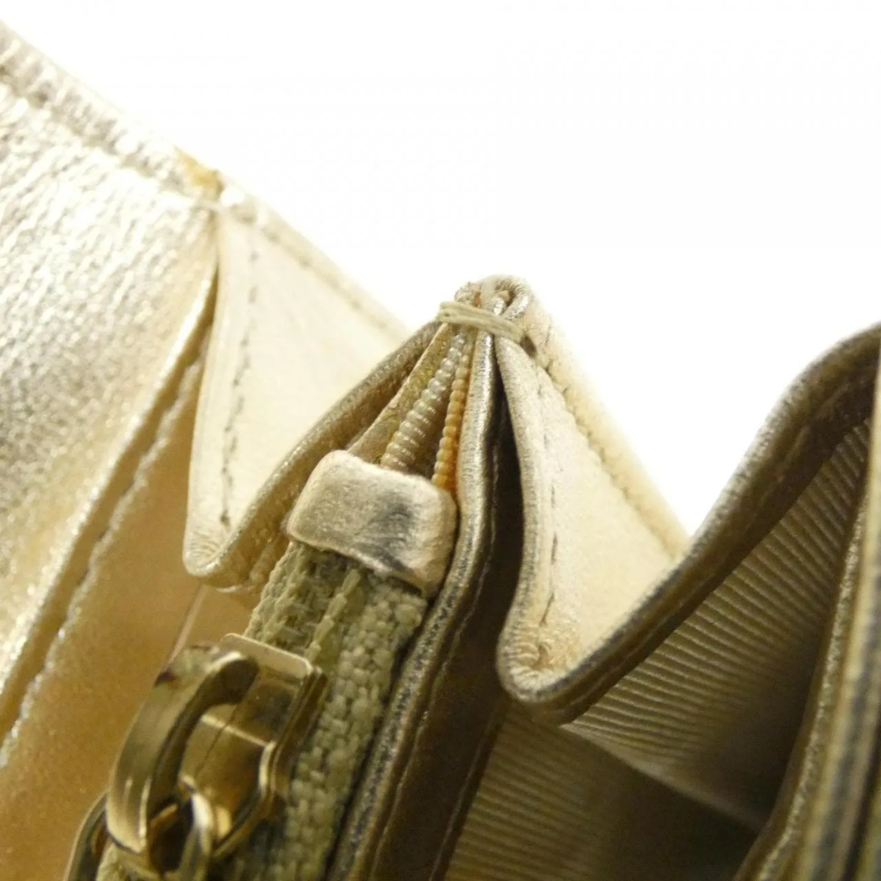 CHANEL Timeless Classic 50096 Wallet Lambskin 金色 羊皮 中古品A - 縮圖 10