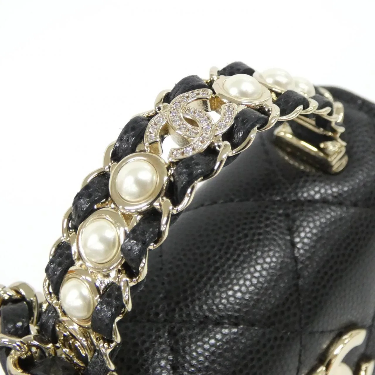 CHANEL AP4982 Wallet Grained Calfskin Black Grained Calfskin Unused - Thumbnail 5