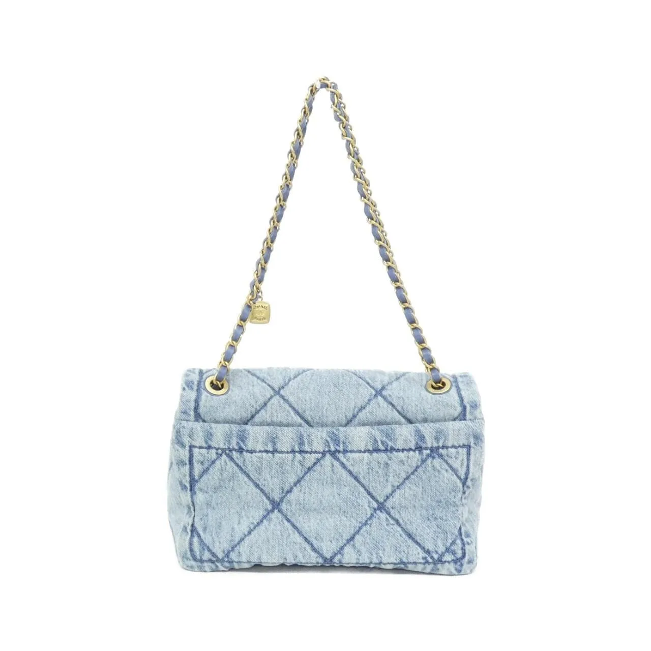 CHANEL AS5737 Shoulder Denim Blue Denim Unused - Thumbnail 2