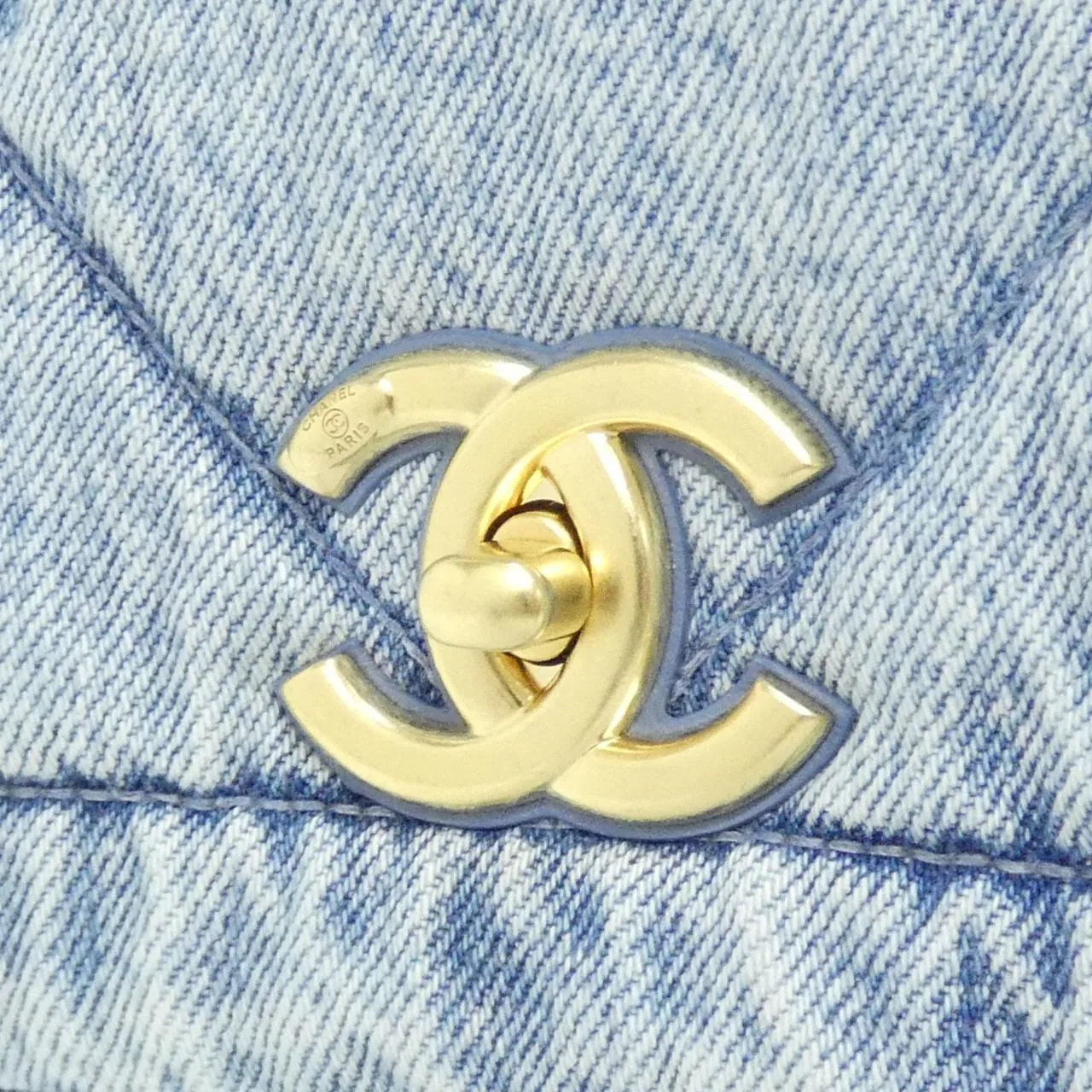 CHANEL AS5737 Shoulder Denim Blue Denim Unused - Thumbnail 4