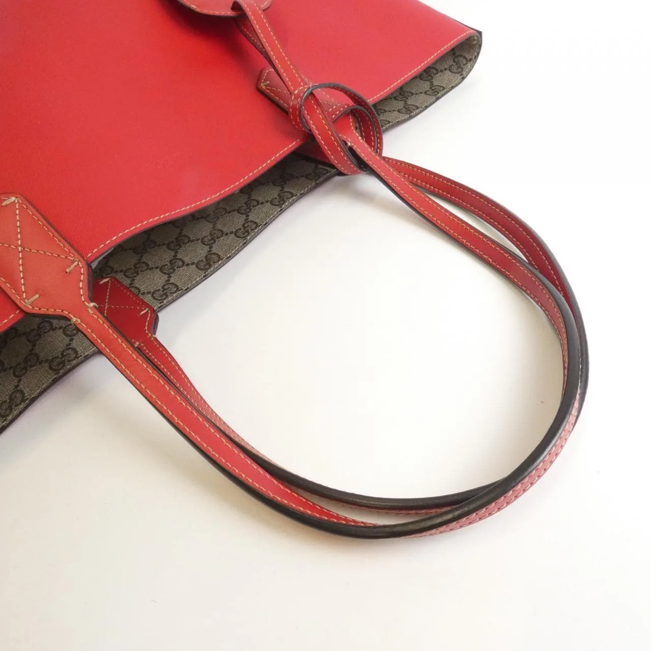 GUCCI 368568 A9810 Handbag Leather Beige Leather Rank A - Thumbnail 7