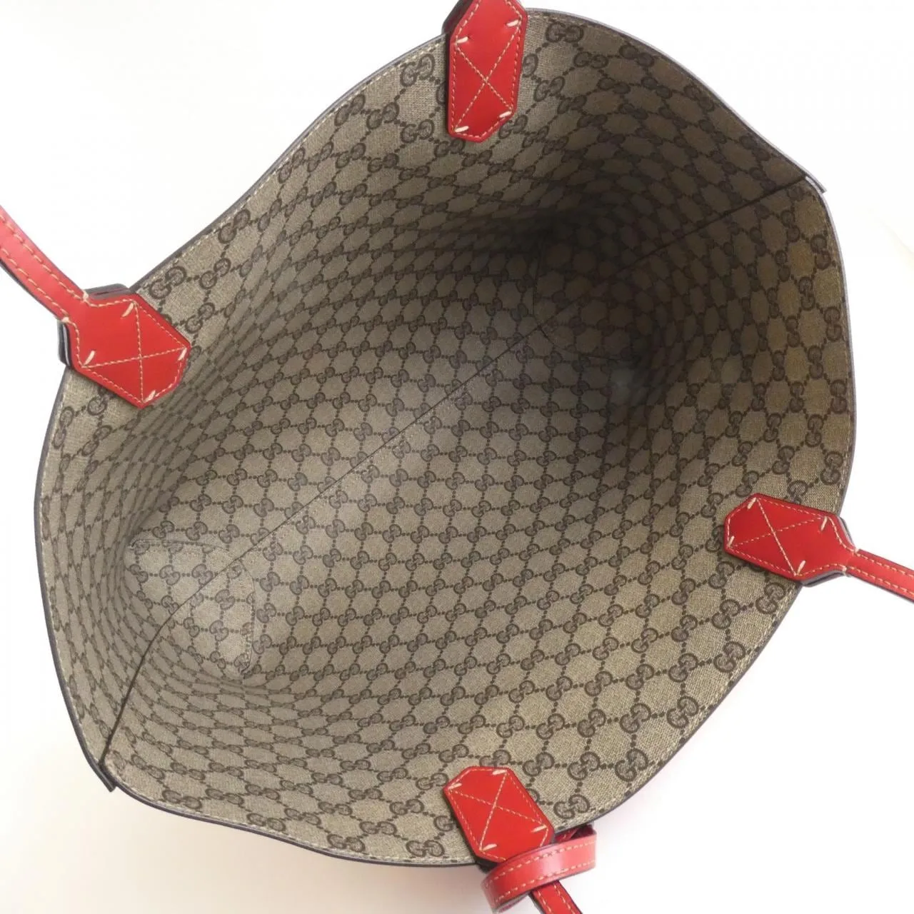 GUCCI 368568 A9810 Handbag Leather Beige Leather Rank A - Thumbnail 8