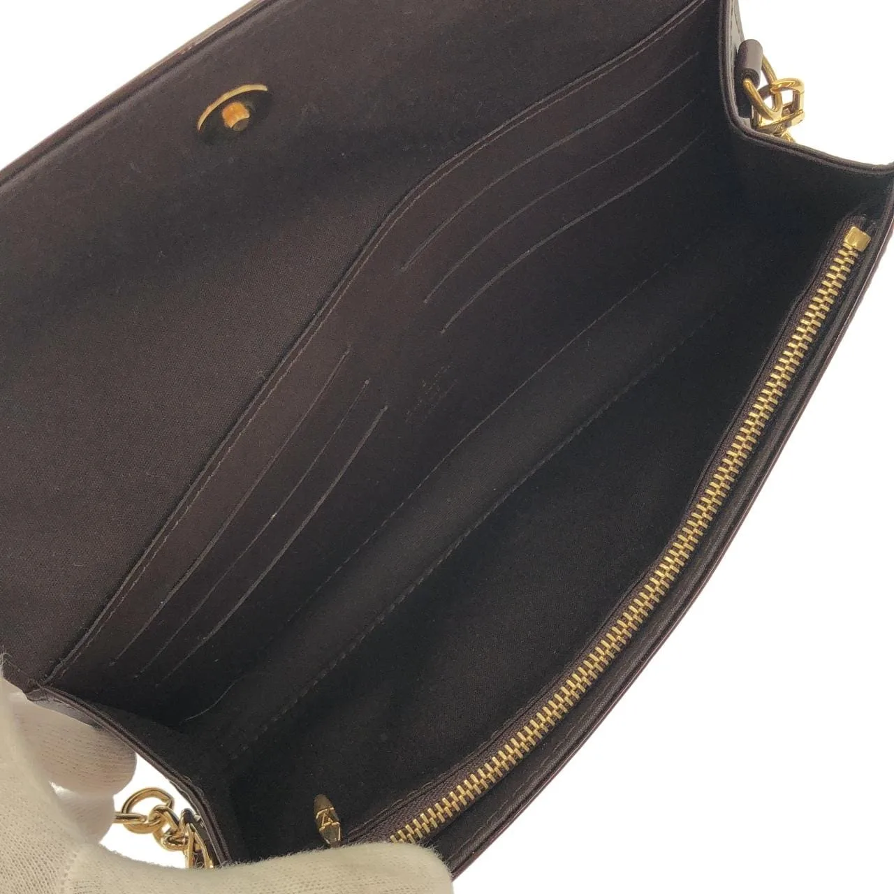 LOUIS VUITTON M93542 Shoulder Vernis Blue Vernis Rank A - Thumbnail 6