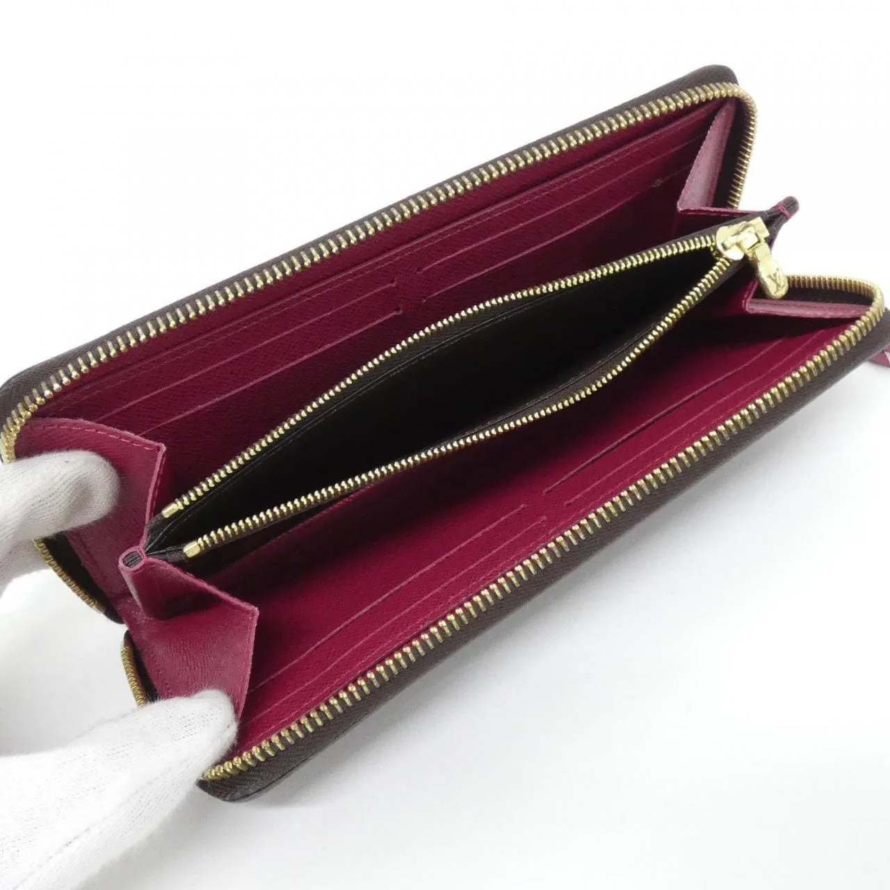 LOUIS VUITTON M60742 Wallet Monogram Black Monogram Rank A - Thumbnail 5