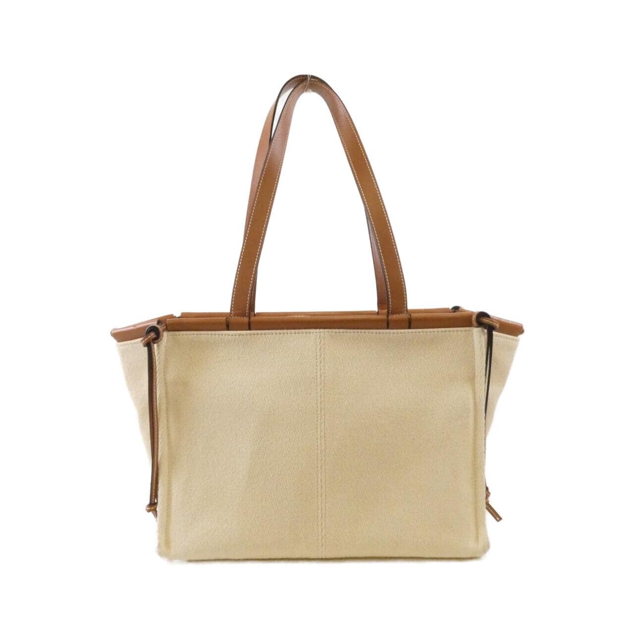 LOEWE 330 02AB90 Tote Canvas 黑色 帆布 - 縮圖 2