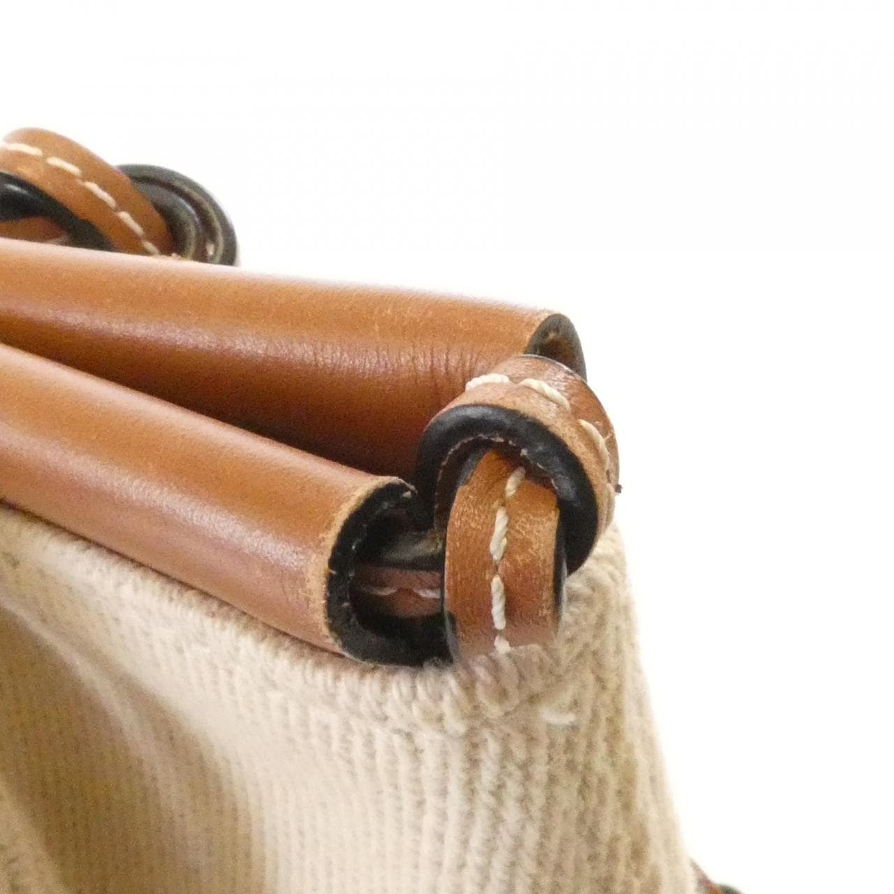 LOEWE 330 02AB90 Tote Canvas 黑色 帆布 - 縮圖 6