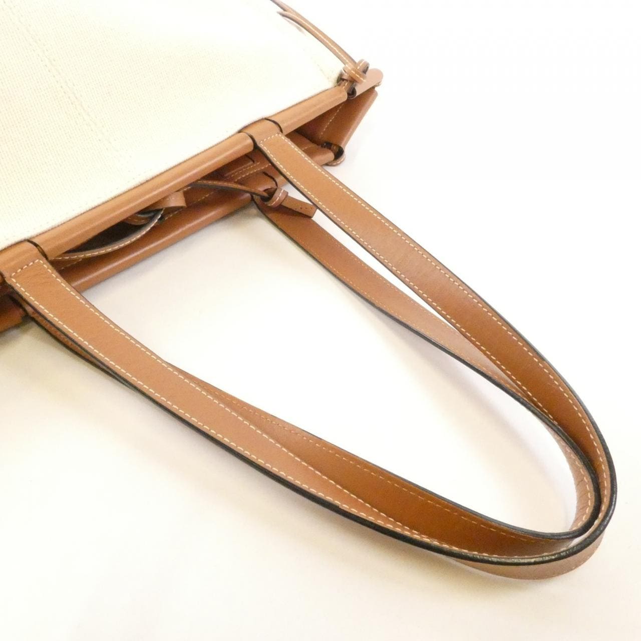 LOEWE 330 02AB90 Tote Canvas 黑色 帆布 - 縮圖 7